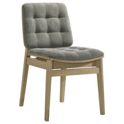 Strouse 5-piece Dining Set Grey and Natural Oak - 193940NAT-S5E