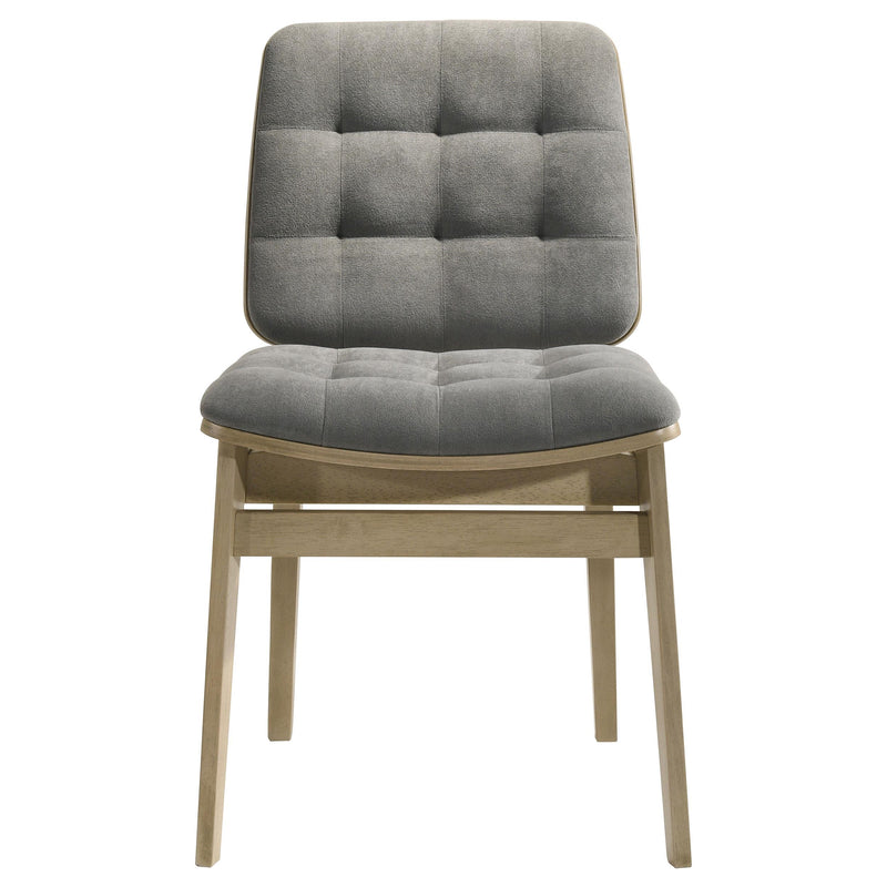 Strouse 5-piece Dining Set Grey and Natural Oak - 193940NAT-S5E