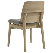 Strouse 5-piece Dining Set Grey and Natural Oak - 193940NAT-S5E