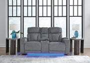 Studio Cave Steel Power Reclining Loveseat and Power Recliner - PC49802U2