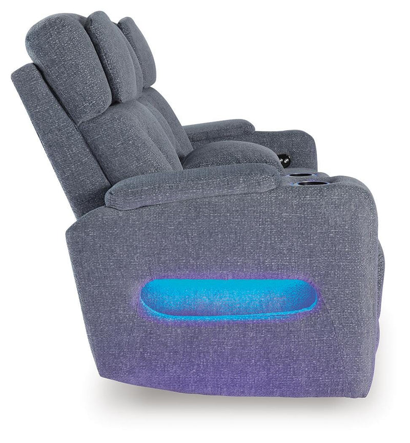 Studio Cave Steel Power Reclining Sofa and Loveseat - PC49802U1