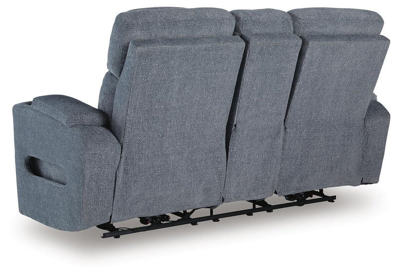 Studio Cave Steel Power Reclining Sofa and Loveseat - PC49802U1