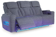 Studio Cave Steel Power Reclining Sofa and Loveseat - PC49802U1
