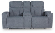 Studio Cave Steel Power Reclining Sofa and Loveseat - PC49802U1