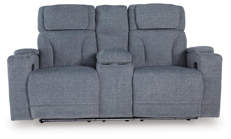 Studio Cave Steel Power Reclining Sofa and Loveseat - PC49802U1