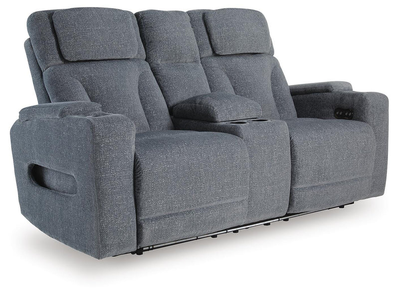 Studio Cave Steel Power Reclining Sofa and Loveseat - PC49802U1