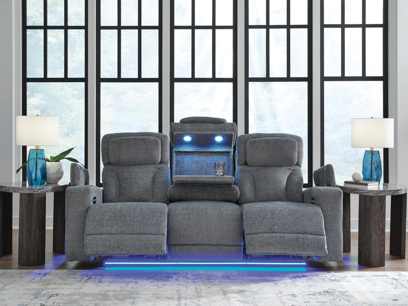 Studio Cave Steel Power Reclining Sofa - PC4980215