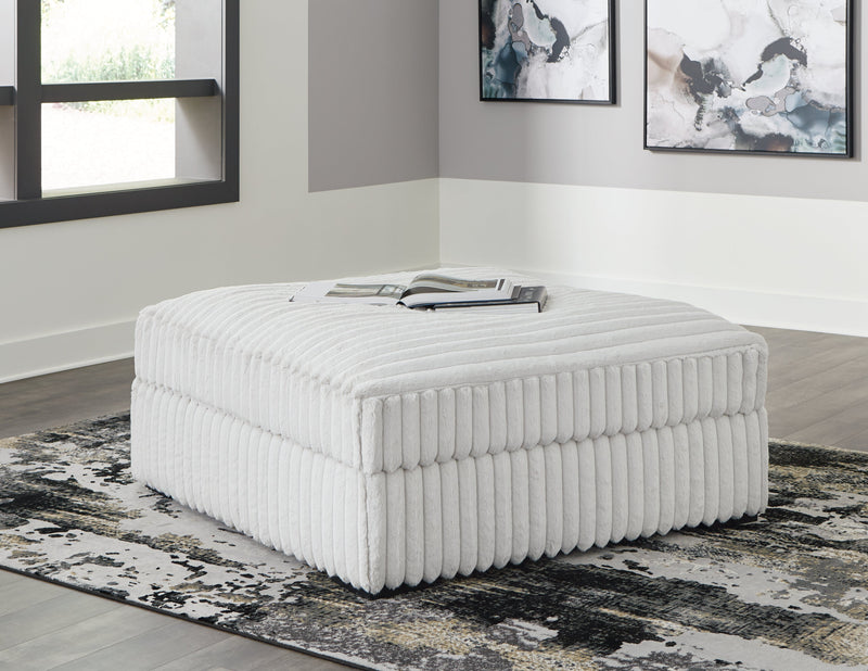 Stupendous 5-Piece Sectional with Ottoman in Alloy - PKG016461