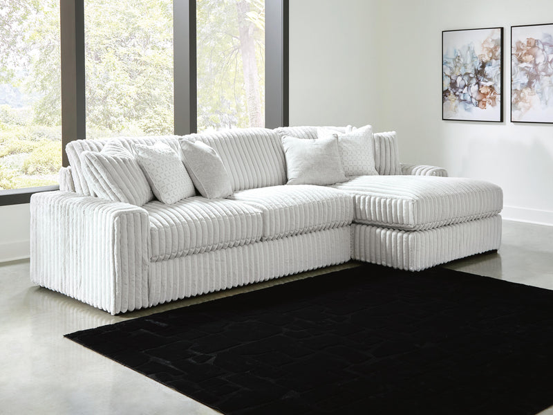 Stupendous Alloy 2-Piece Sectional with Chaise - 25903S7