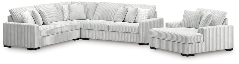 Stupendous Alloy 3-Piece Sectional and Oversized Chaise - 25903U4