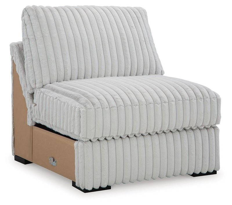 Stupendous Alloy 4-Piece Sectional, Oversized Chaise and Ottoman - 25903U1