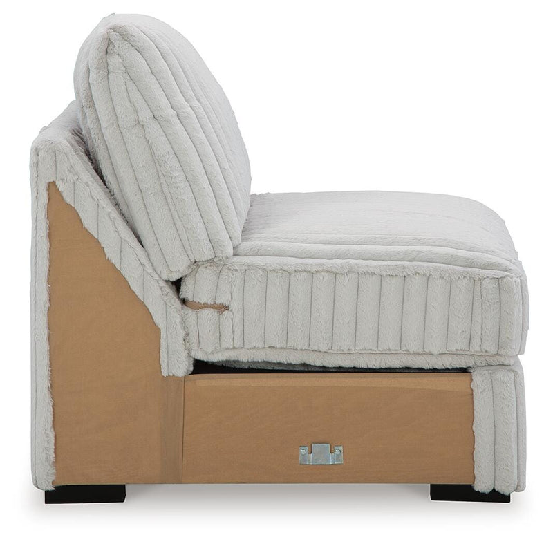 Stupendous Alloy 4-Piece Sectional, Oversized Chaise and Ottoman - 25903U1