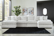 Stupendous Alloy 4-Piece Sectional with Double Chaise - 25903S5