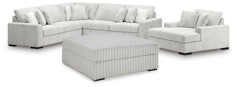 Stupendous Alloy 4-Piece Sectionals and Ottoman - 25903U5