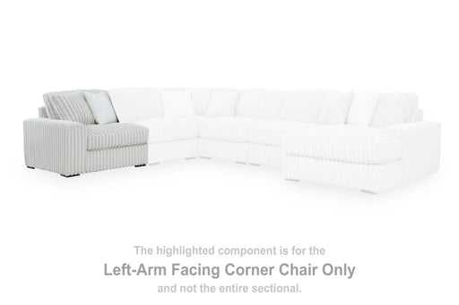Stupendous Alloy Left-Arm Facing Corner Chair - 2590364
