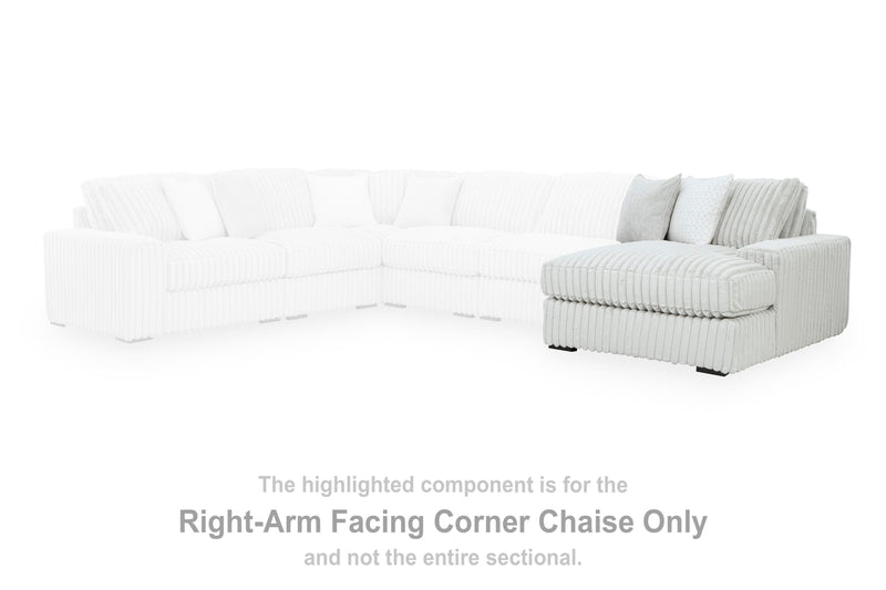 Stupendous Alloy Right-Arm Facing Corner Chaise - 2590317