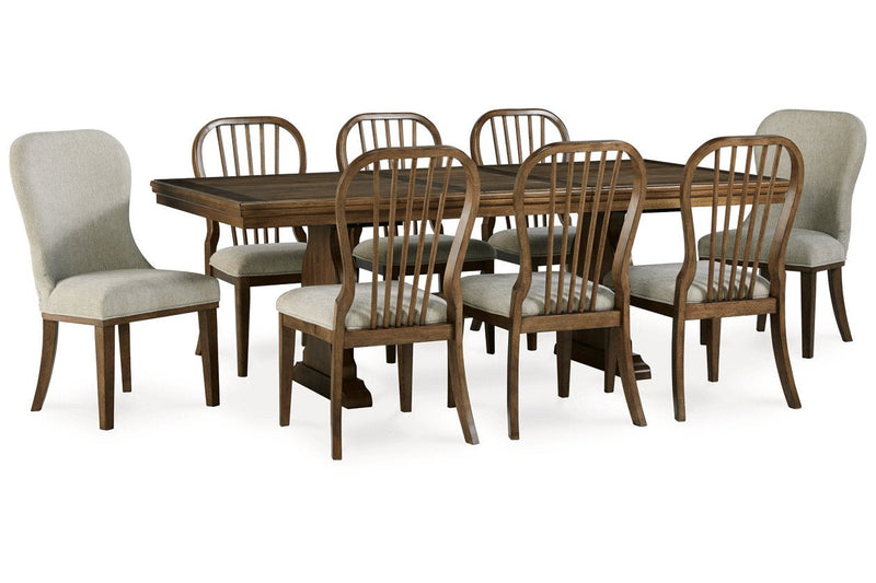 Sturlayne Dining Table and 8 Chairs - Gate FurnitureDining Room Set