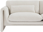 Stylus 64" Boucle Fabric Upholstered Loveseat in Cream - 198Cream-L