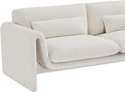 Stylus 64" Boucle Fabric Upholstered Loveseat in Cream - 198Cream-L