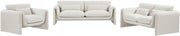 Stylus 64" Boucle Fabric Upholstered Loveseat in Cream - 198Cream-L
