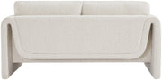Stylus 64" Boucle Fabric Upholstered Loveseat in Cream - 198Cream-L
