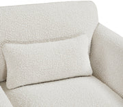 Stylus 64" Boucle Fabric Upholstered Loveseat in Cream - 198Cream-L