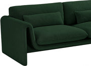 Stylus 64" Boucle Fabric Upholstered Loveseat in Green - 198Green-L