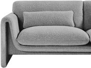 Stylus 64" Boucle Fabric Upholstered Loveseat in Grey - 198Grey-L