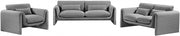 Stylus 64" Boucle Fabric Upholstered Loveseat in Grey - 198Grey-L