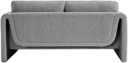Stylus 64" Boucle Fabric Upholstered Loveseat in Grey - 198Grey-L