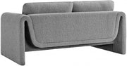 Stylus 64" Boucle Fabric Upholstered Loveseat in Grey - 198Grey-L