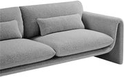 Stylus 64" Boucle Fabric Upholstered Loveseat in Grey - 198Grey-L