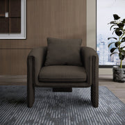 Stylus Boucle Accent Chair in Brown - 425Brown