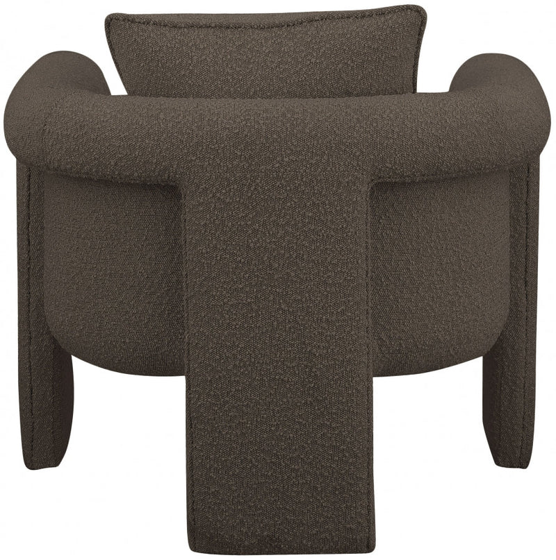 Stylus Boucle Accent Chair in Brown - 425Brown