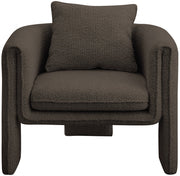 Stylus Boucle Accent Chair in Brown - 425Brown