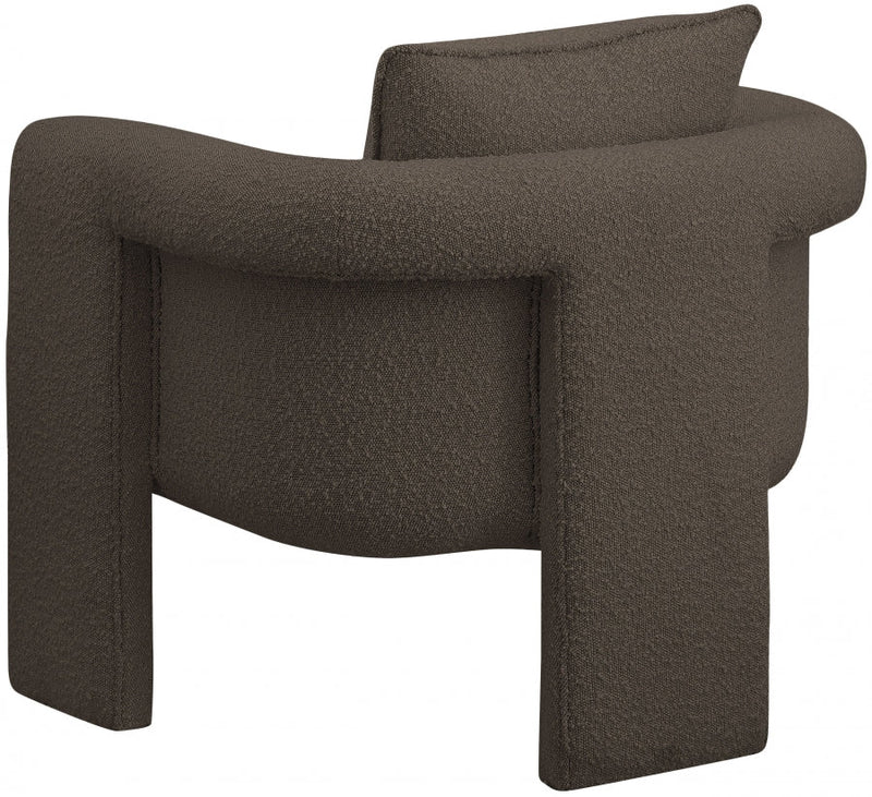 Stylus Boucle Accent Chair in Brown - 425Brown