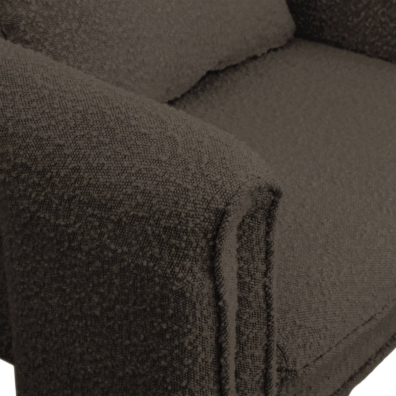 Stylus Boucle Accent Chair in Brown - 425Brown