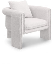 Stylus Boucle Accent Chair in Cream - 425Cream