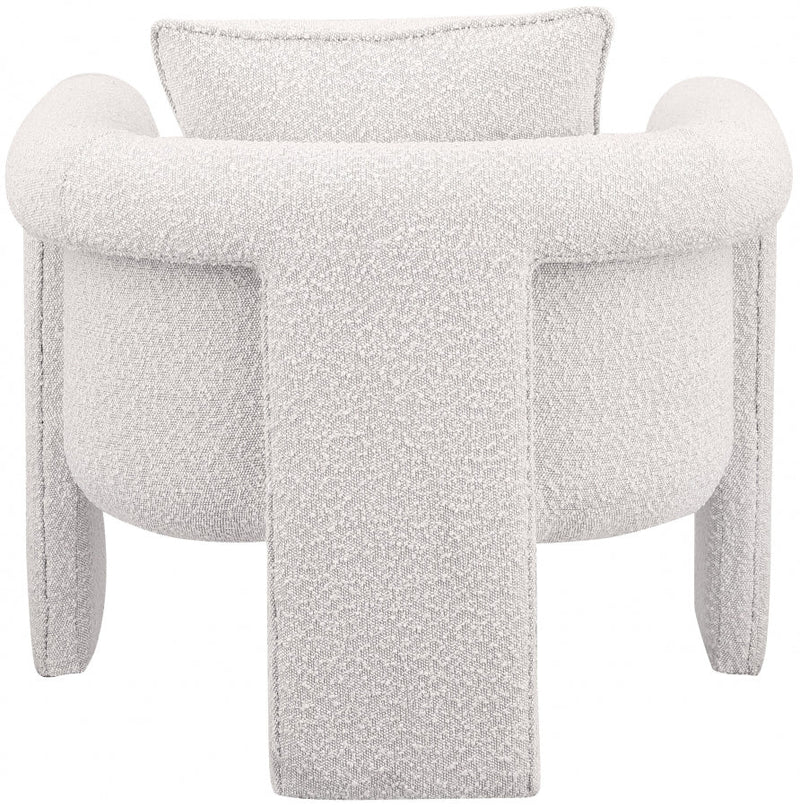 Stylus Boucle Accent Chair in Cream - 425Cream