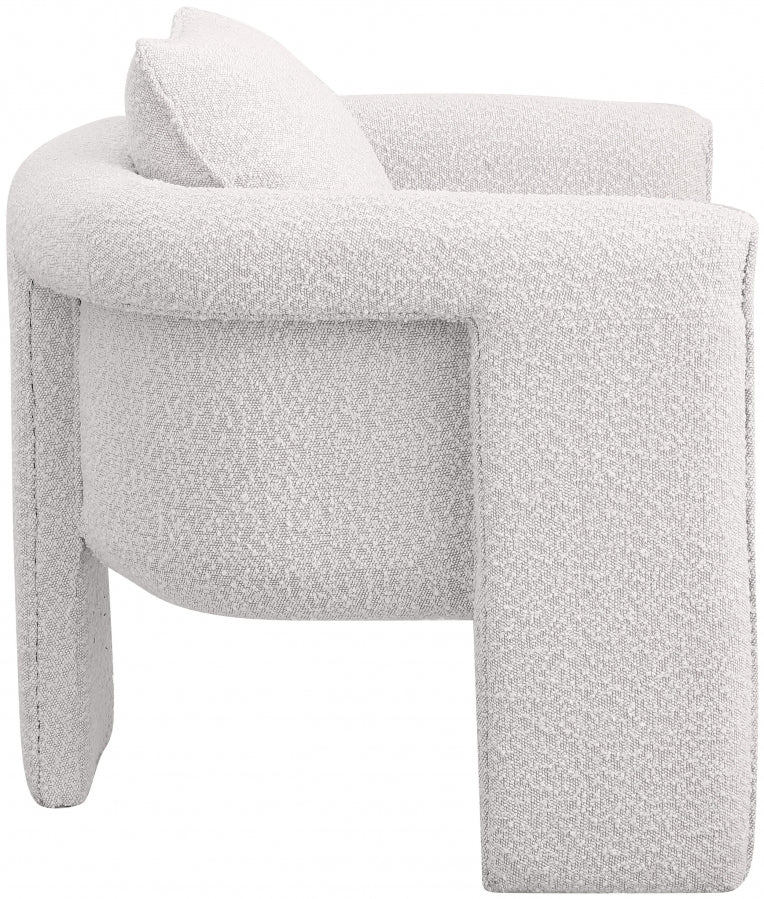 Stylus Boucle Accent Chair in Cream - 425Cream