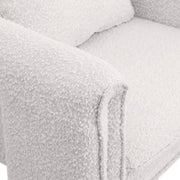 Stylus Boucle Accent Chair in Cream - 425Cream