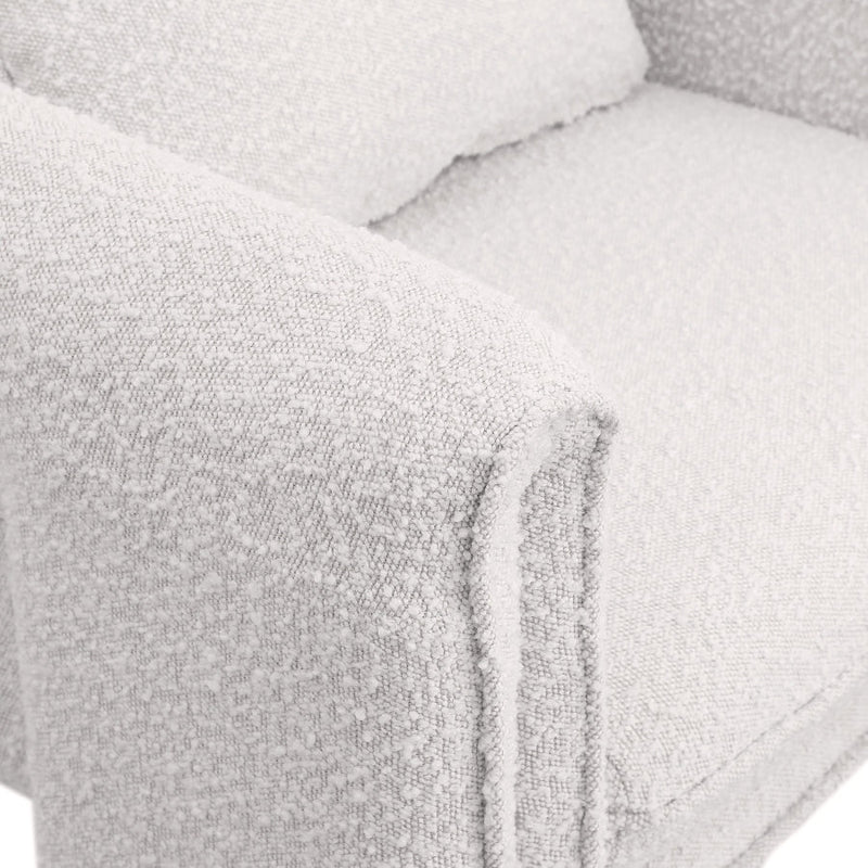 Stylus Boucle Accent Chair in Cream - 425Cream