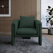 Stylus Boucle Accent Chair in Green - 425Green