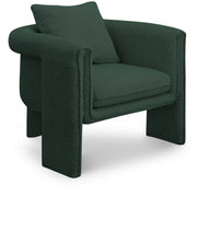 Stylus Boucle Accent Chair in Green - 425Green