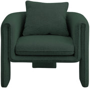 Stylus Boucle Accent Chair in Green - 425Green