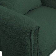 Stylus Boucle Accent Chair in Green - 425Green