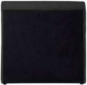 Stylus Boucle Fabric Twin Bed (3 Boxes) Black - Gate FurnitureTwin Bed