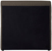 Stylus Boucle Fabric Twin Bed (3 Boxes) Brown - Gate FurnitureTwin Bed