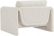 Stylus Boucle Fabric Upholstered Chair in Cream - 198Cream-C