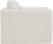 Stylus Boucle Fabric Upholstered Chair in Cream - 198Cream-C